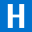 H logo